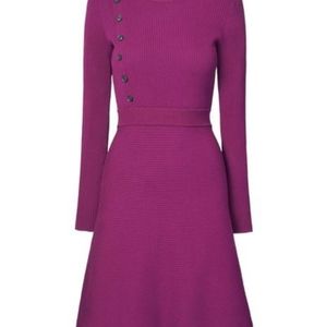 Banana Republic Plum Ribbed Sweaterdress, XS